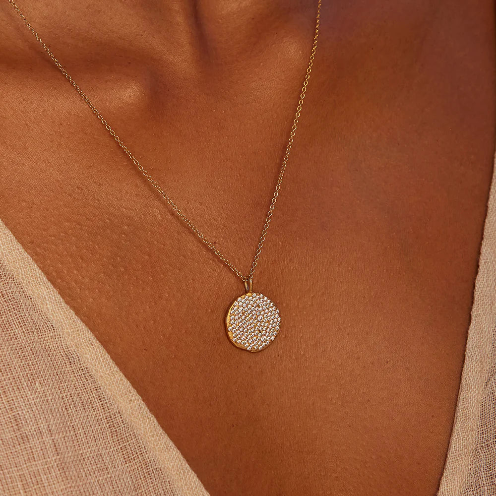 Luna Pavé Necklace