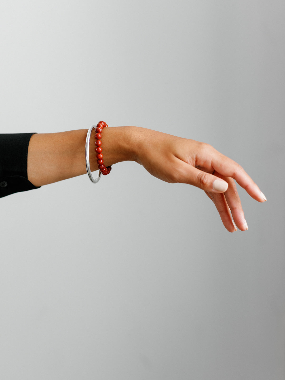 Grande Boule Bracelet Red Jasper