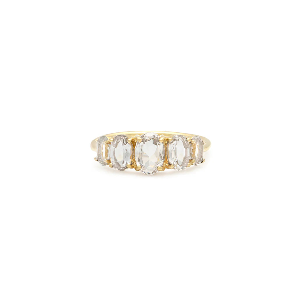 Bijette Bold Ring White Topaz