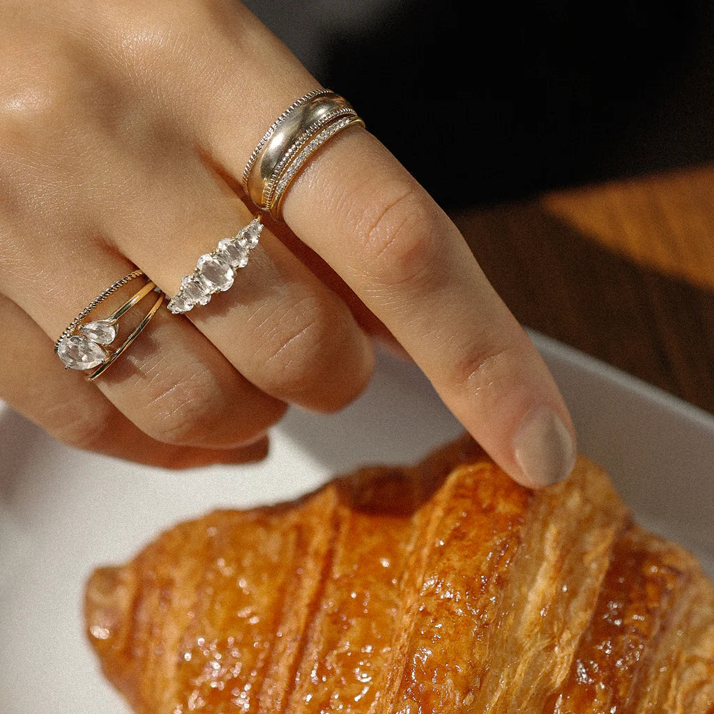 Bijette Ring White Topaz