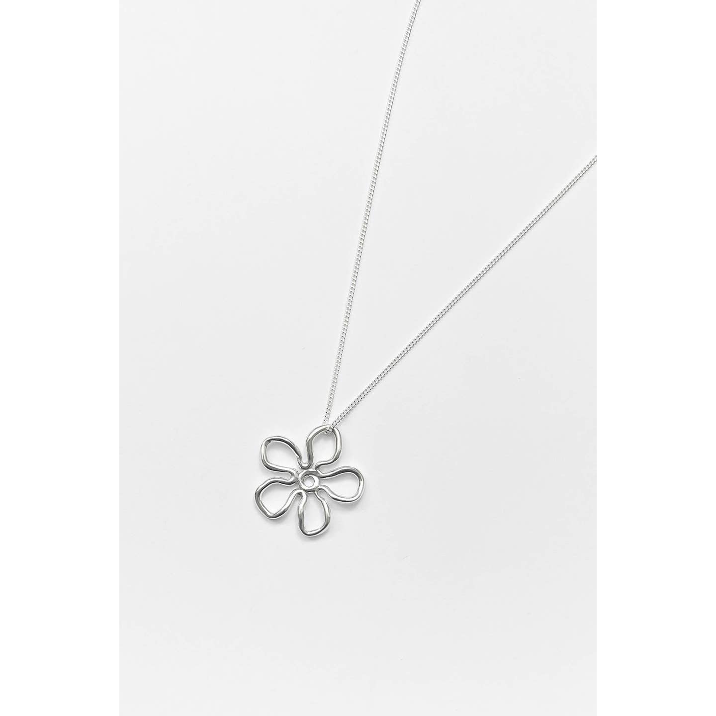 Flora Necklace Silver