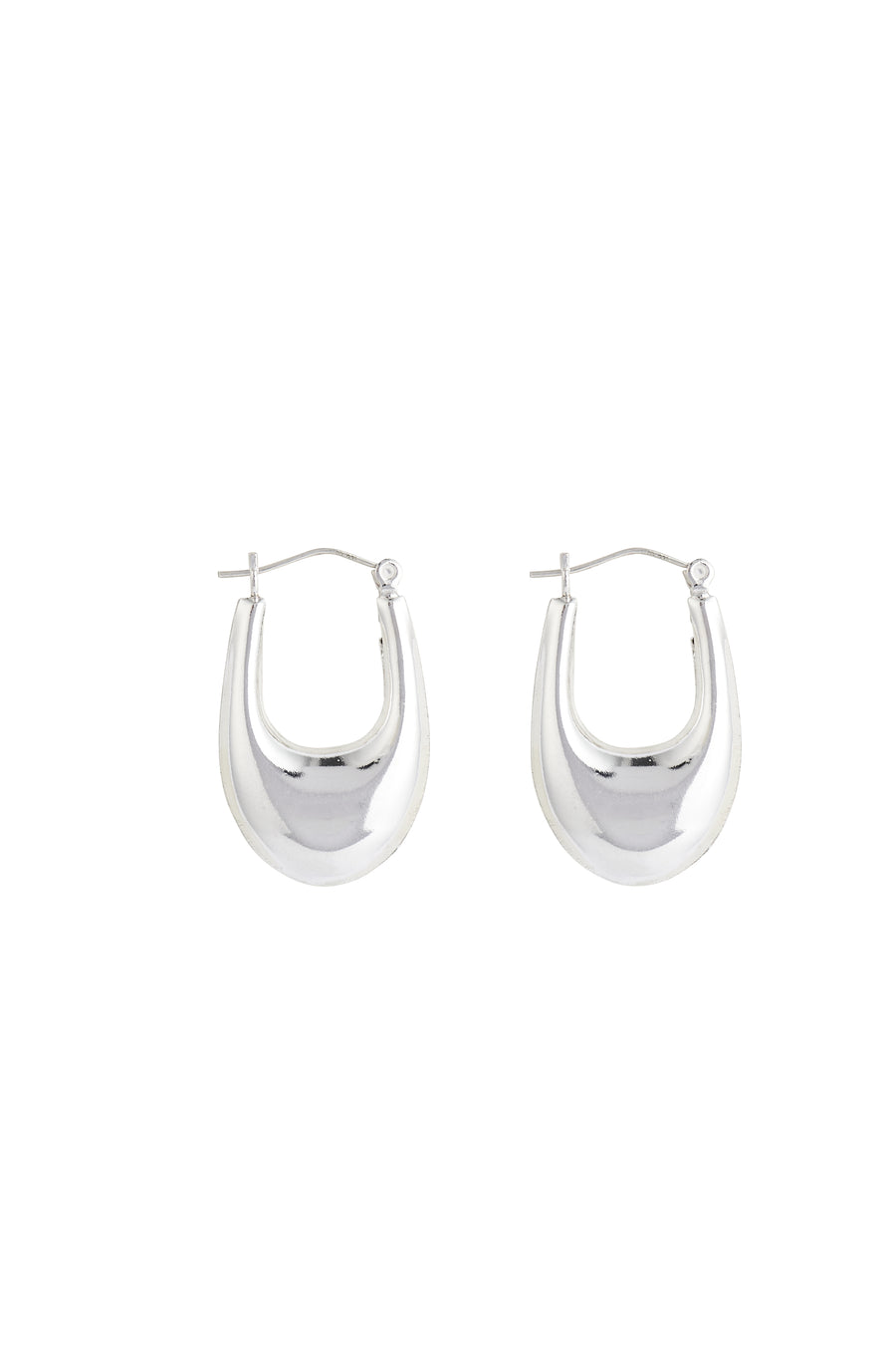 Emmeline Hoops Silver